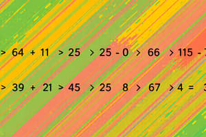 Arithmetic Sequences Quiz