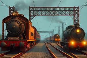 Railway Operations and Sidings Quiz