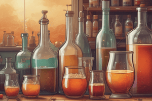 Fermentation Process and Effects of Alcohol