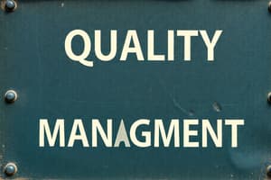 Quality Management System Module 1