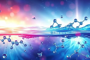 Water: The Polarity of Water Molecules