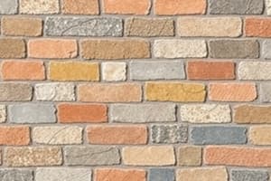 Masonry Units and Wall Terminology