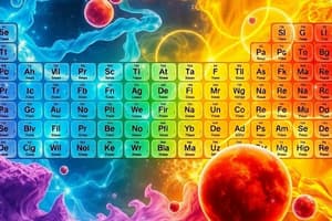 Introduction to the Periodic Table