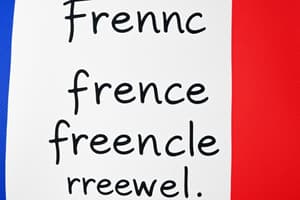 French Greetings and Farewells