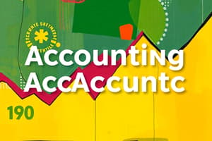 Accounting Basics Quiz