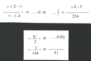 Algebra 2 Unit 6 Flashcards