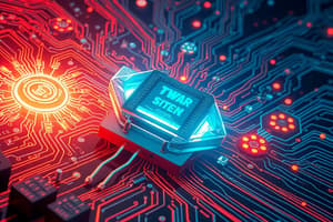 Transistor Characteristics and Applications