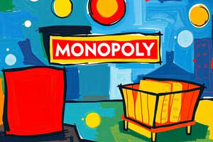 Microeconomics: Monopoly and Oligopoly Concepts