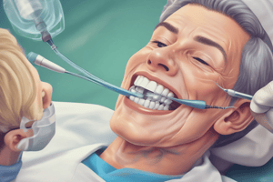 Dentistry: Local Anesthesia