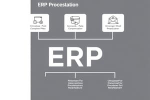 Modern ERP Chapter 6: Implementation and Maintenance