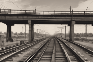 Ancho de Vía en la Infraestructura Ferroviaria