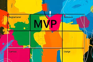 Design e Innovazione: MVP e Business Model