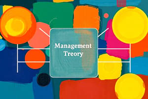 Introduction to Management Concepts