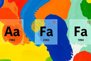 Introduction to Classification of Elements