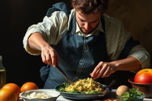 Cooking and Food Preparation Techniques