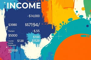 Income Statement Overview