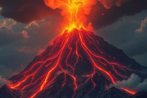 Volcanoes and Volcanic Eruptions Quiz