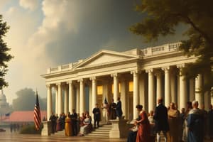 Washington's Advice on Unity and Virtue