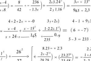 Algebra Properties and Proportions Flashcards