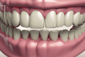 Introduction to Removable Partial Dentures