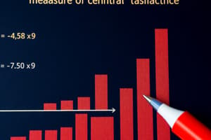 Statistics Module 5: Central Tendency & Dispersion