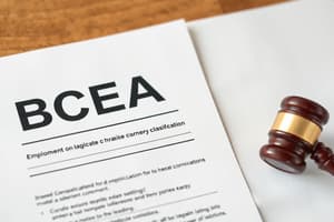 BCEA Definitions: Farm Worker & Employee