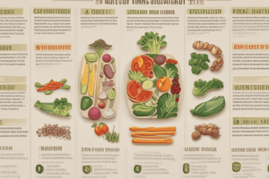 Nutrient Requirements and Dietary Reference Intakes