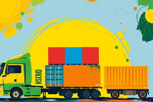 Logistics Sector in India Overview