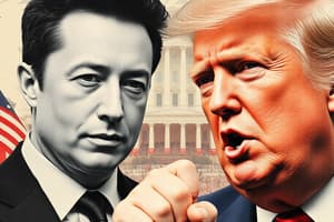 Elon Musk and Donald Trump: Interactions Quiz