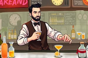 Bartender Manual Quiz - Pretoria