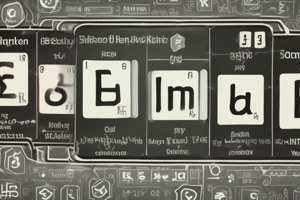 Understanding The Periodic Table of Elements