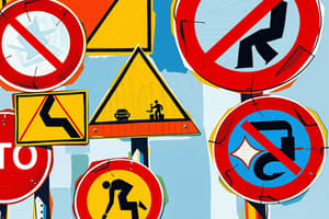 Traffic Rules and Signage Quiz