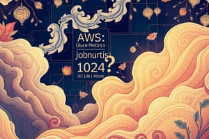 AWS Glue Job Run Metrics