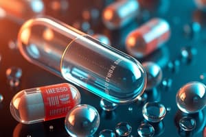 Pharmaceutical Science: Capsules Overview