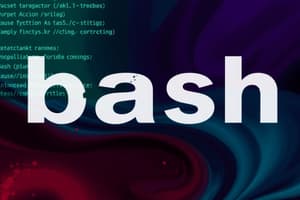 Bash Programmierung und Linux Einführung