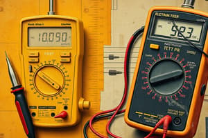 Electrical Test Instruments Overview