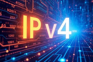 IPv4 Addressing Fundamentals