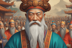 Zhou Dynasty and Confucius Quiz