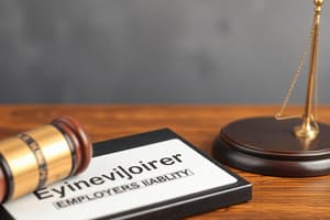 Tort Law: Vicarious Liability