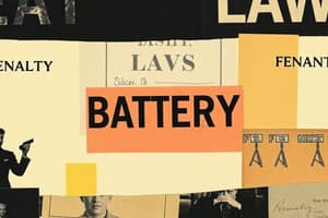 Battery Penalties Overview