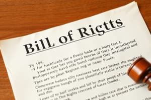 Understanding the Bill of Rights