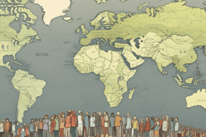 World Population Distribution & Growth Quiz