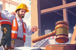 Contractors License Regulations Quiz