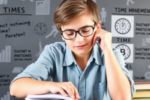 Effective Study Habits and Time Management