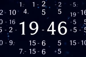 Number Theory: Divisibility Rules