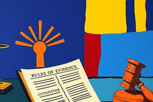 Arizona Rules of Evidence (Core)