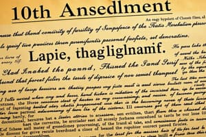 Overview of the 10th Amendment