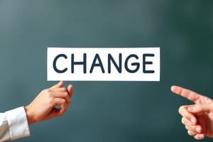 M4 - Change Management Fundamentals