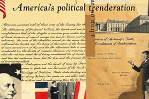 American Political Tradition and Articles of Confederation