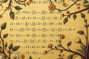 Fundamental Theorem of Algebra Flashcards